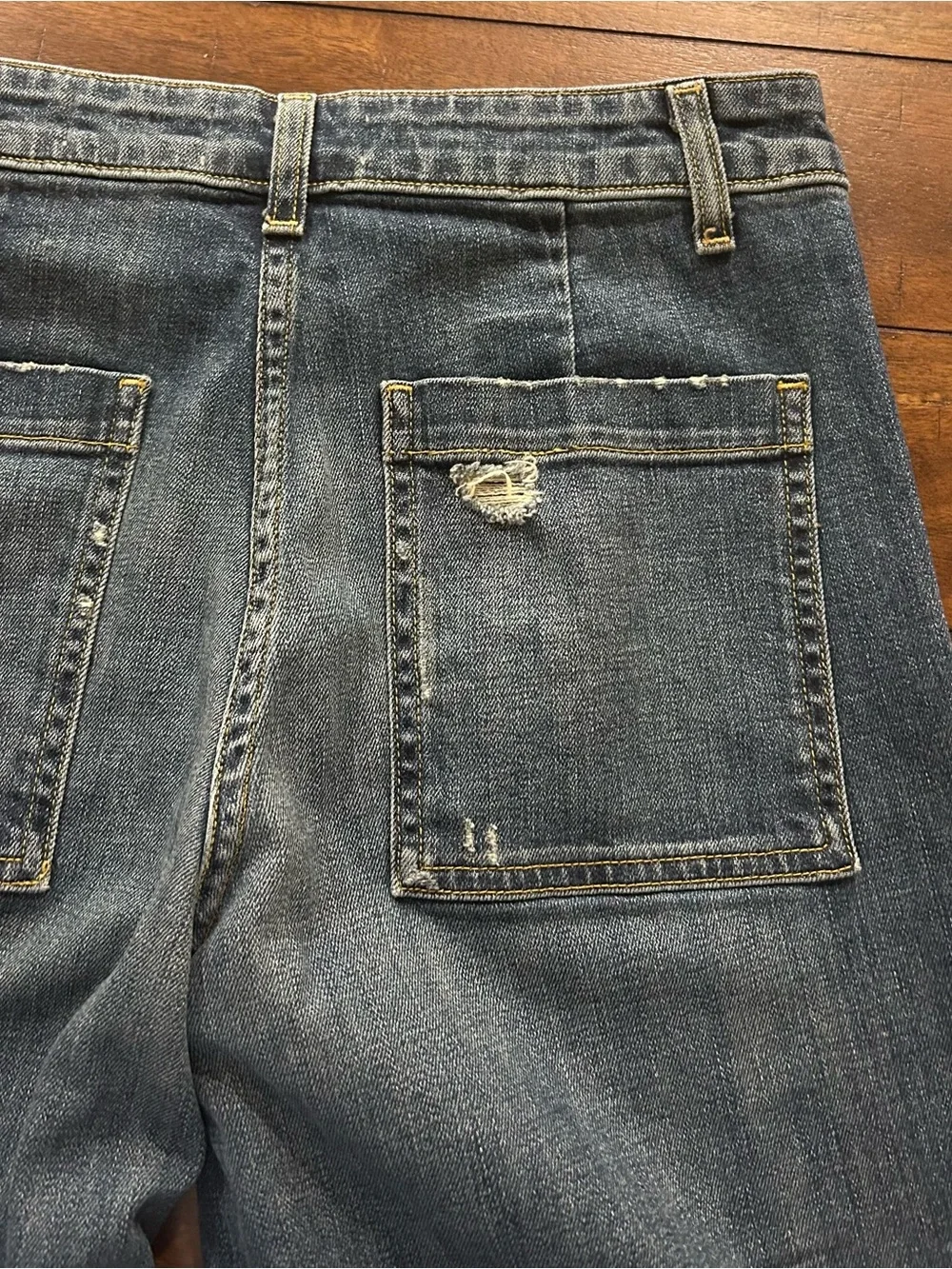 Nili Lotan Megan jeans Size 28 Wide Leg 10991W45 cut 4637 classic wash 440.00 - Picture 9 of 16